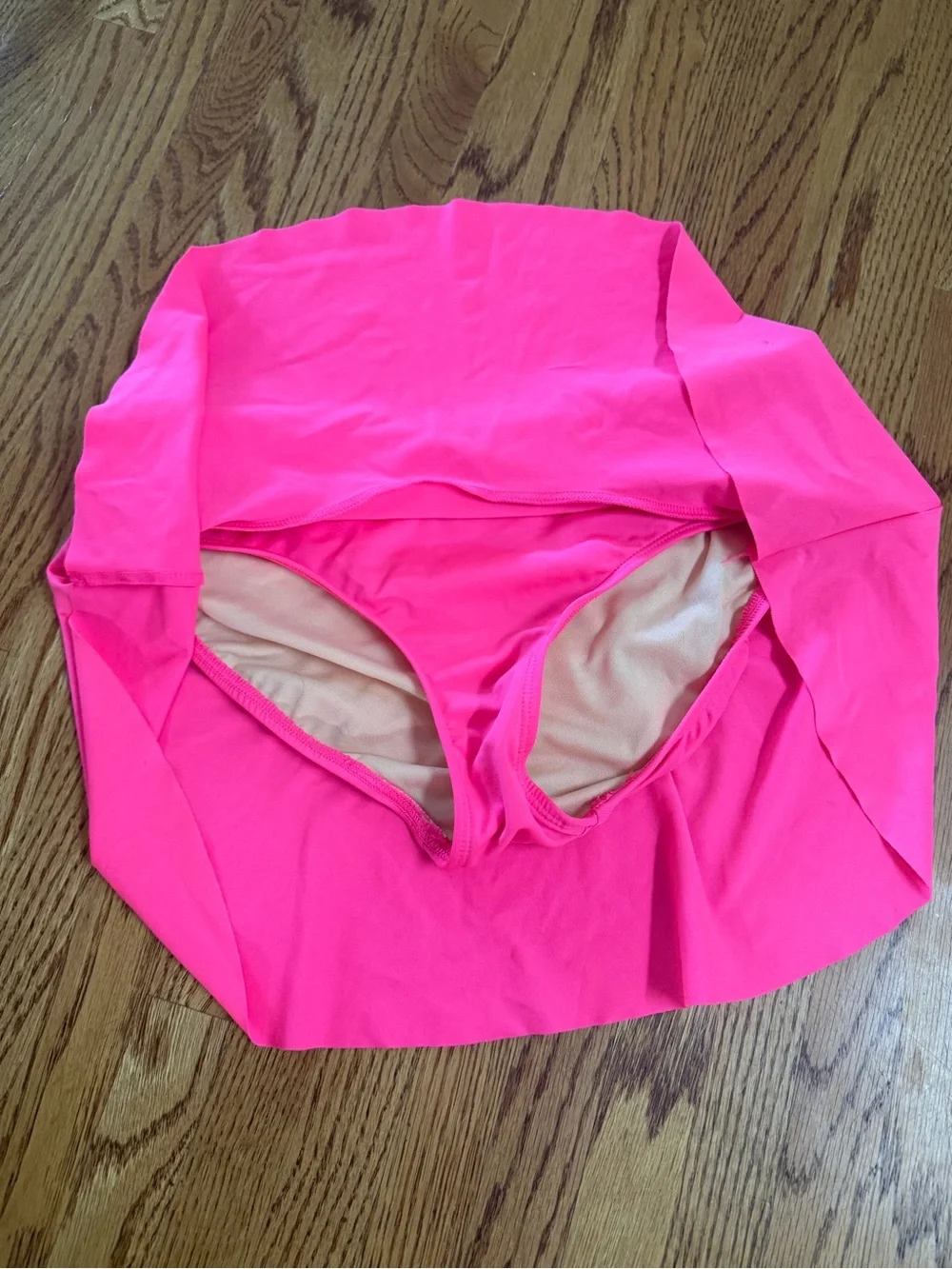 Lands' End Girls' Swim Skirt Bikini Bottoms in Hot Pink & Purple